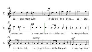 Download lagu Locus iste Tenor mp3