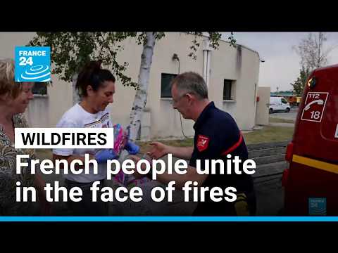 How French solidarity grew in the face of monster fires
