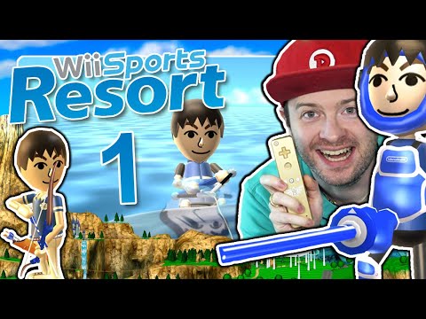 Wii SPORTS RESORT 🏹 #1: Sword Fighting, Wakeboarding & Archery