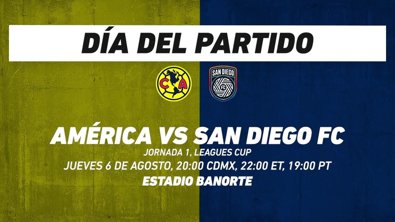 América vs San Diego, frente a frente: Futbol