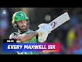 Every Glenn Maxwell SIX BBL14