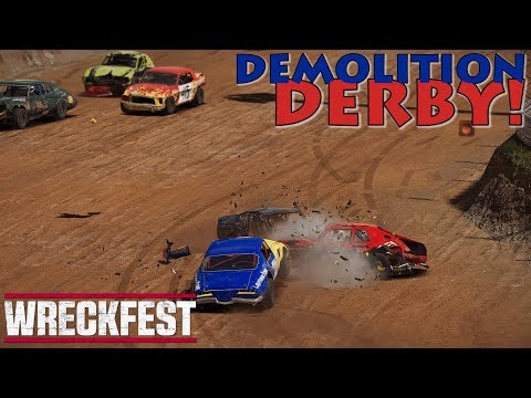 DEMOLITION DERBY! (Wreckfest) Multiplayer | Ft. TroyBainesProductions & ExtremelyMIRBZ