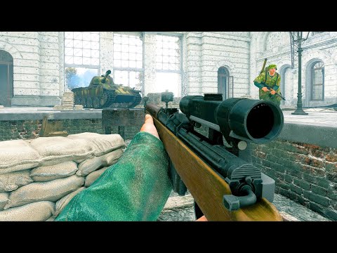 Wehrmacht vs Red Army - Lehrter Bahnhof - Battle of Berlin | Enlisted Gameplay