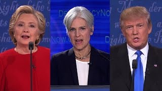 Part 1: Jill Stein  Debates  Clinton & Trump i