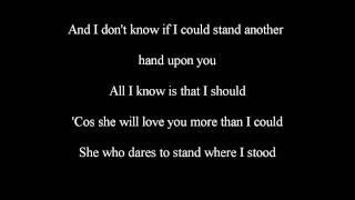 Missy Higgins - Where I stood lyrics