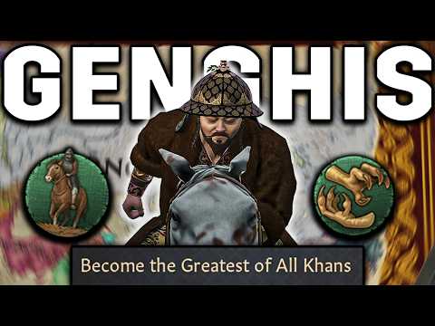 I played as GENGHIS KHAN in CK3 Khans of the Steppe!
