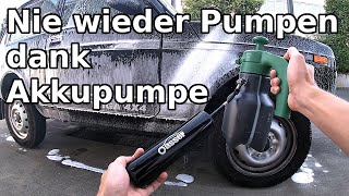 Meister Schaumsprüher Umbau auf Oasser Akkupumpe || Eine geniale Schaumkanone!