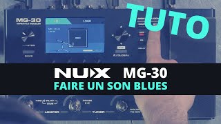 Nux MG30 multi-effets polyvalent  - boite à rythmes et looper - Video