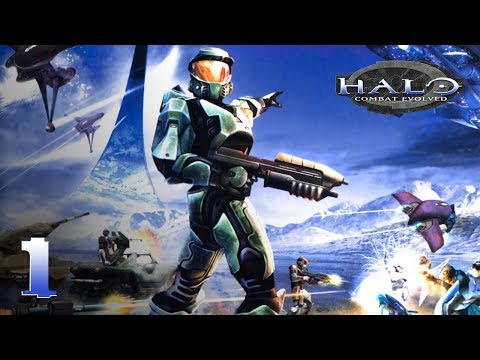 Halo: Combat Evolved - 1080p HD Walkthrough Mission 1 - The Pillar of Autumn