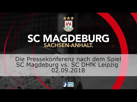 02.09.2018 Die Pressekonferenz nach dem Spiel SCM gg. SC DHfK