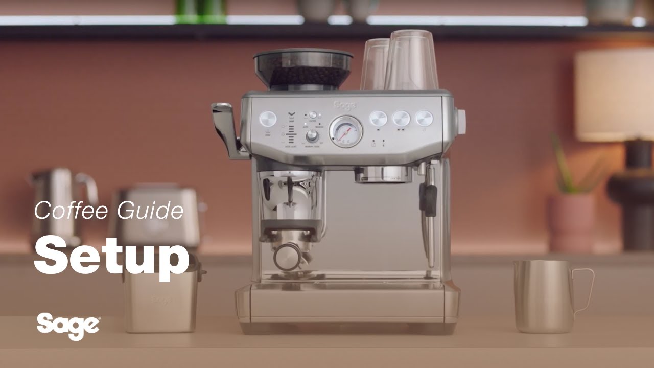 Breville coffee guide tutorial - Setting up your machine