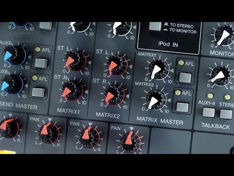 How To Mix Live Music Chapter 17 - Sub, Mono & Matrix Outputs