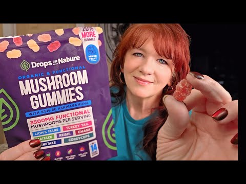 Drops of Nature Ashwagandha & Lion’s Mane Mushroom Gummies | Organic 11-in-1 Complex