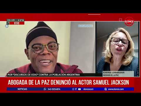 Abogada de La Paz denunció al actor Samuel Jackson por 