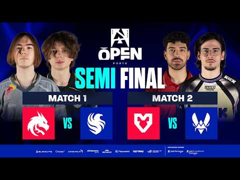 BLAST Open Porto 2026, SEMIFINALS - Spirit vs Falcons, MOUZ vs Vitality