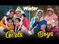 Winter Girls VS Boys Allari Aarathi Videos Funny Contents Trending Comedy Winter
