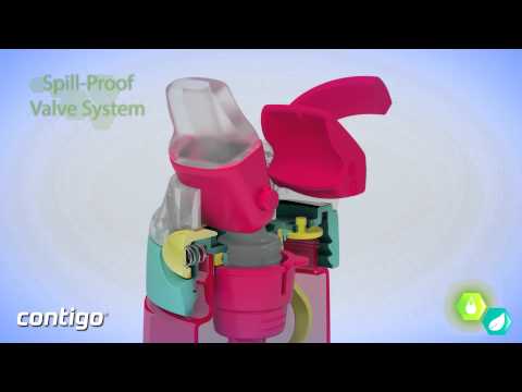 Vaikiška gertuvė Contigo Gizmo Flip 420 ml video