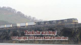 preview picture of video 'Railfanning Norfolk Southern - The Rockville Bridge'