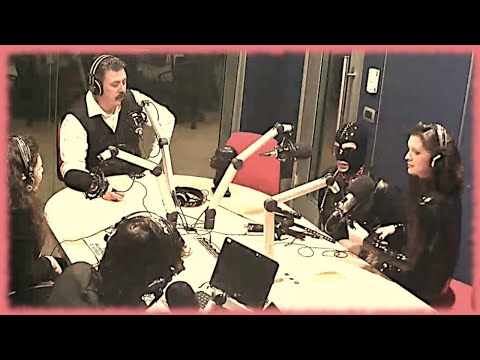 La mistress Dea Selvaggia e il suo schiavo personale, in studio a La Zanzara - 12.4.2019