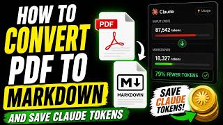 How to Convert PDF to Markdown and Save Claude Tokens