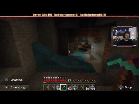 Minecraft "Chill Stream" Dec. 26, 2018 pt2 - A Fun Spelunking Trip