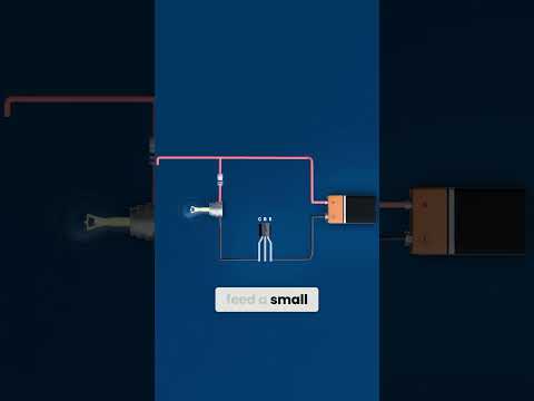 How BJT Transistors Act as a Switch In a Circuit? | Transistors Explained #shorts #transistors