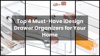 【Idesign drawer organizer】Top 4 Must-Have iDesign Drawer Org