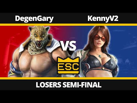 ESC 40 -EX- Losers Semi-Final - DegenGary (King) Vs. KennyV2 (Katarina) - Tekken 7 Local Tournament