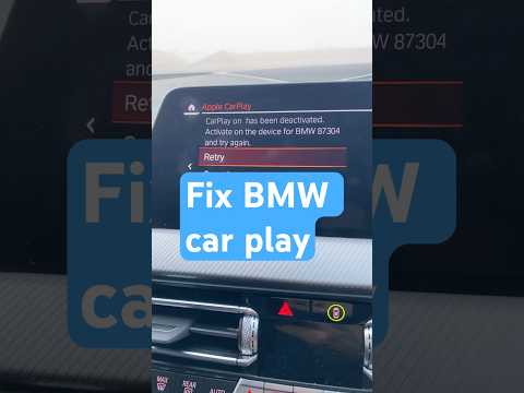 Fix BMW Car Play Not Working