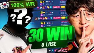 🔥CE JOUEUR A 100% WINRATE : 30 WIN - 0 LOSE EN CORÉE ! (LE CHAMPION POUR 1v9 vs Presque Faker)