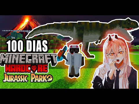 I SURVIVED 100 DAYS IN MINECRAFT HARDCORE JURASSIC PARK