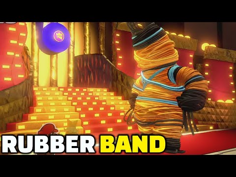 Paper Mario: The Origami King | The Elastic Entertainer Rubber Band Boss Fight