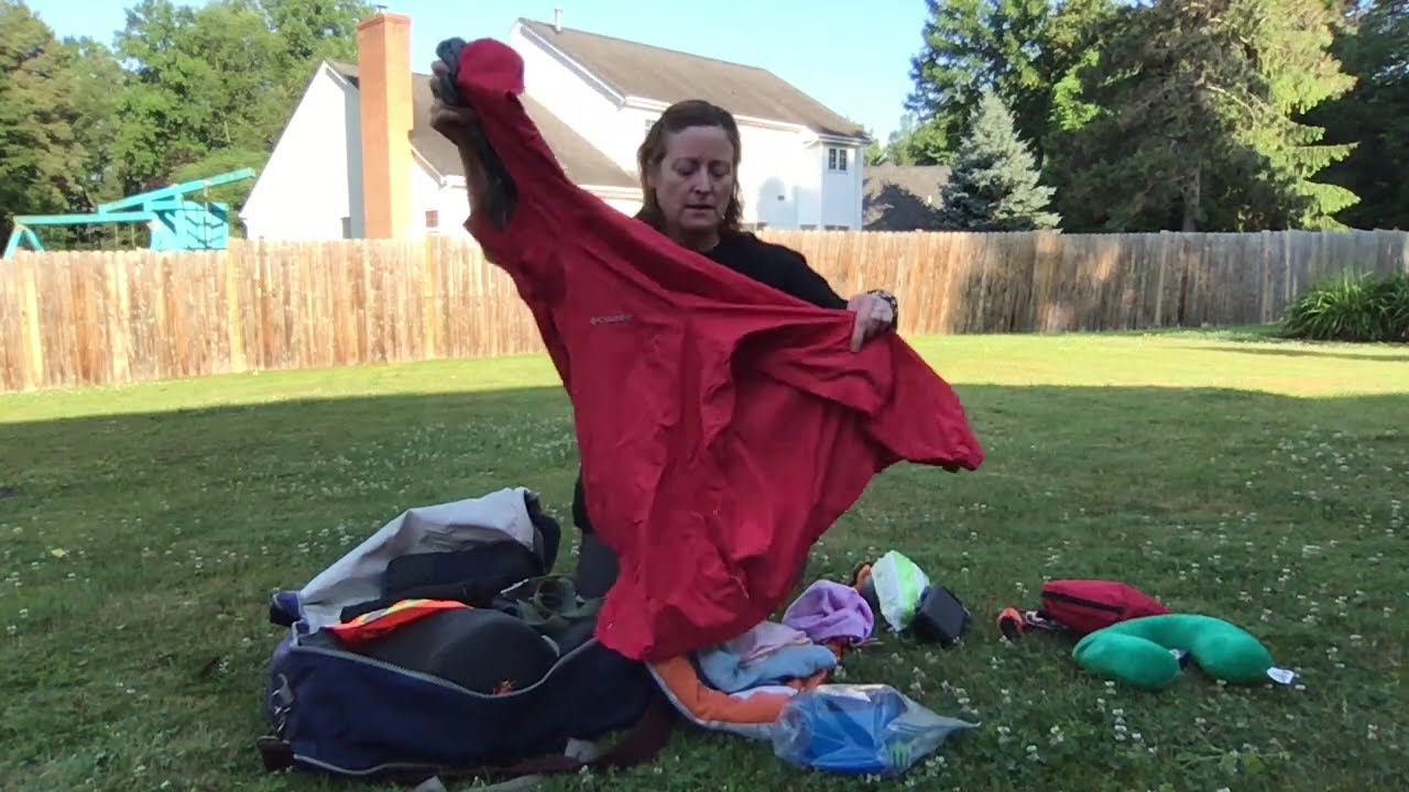 Screenshot of the YouTube video titled, "How to pack for field camp. Bag 1: tech gear."