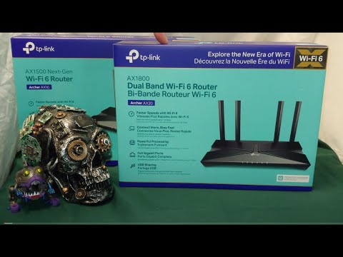 TP-LINK Archer AX20 belaidis maršrutizatorius Dviguba juosta (2,4 GHz / 5 GHz) Gigabitinis eternetas Juoda video