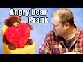 ANGRY DAD FLYING TEDDY BEAR PRANK