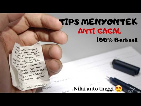 TRIK MENYONTEK AMPUH TANPA KETAHUAN
