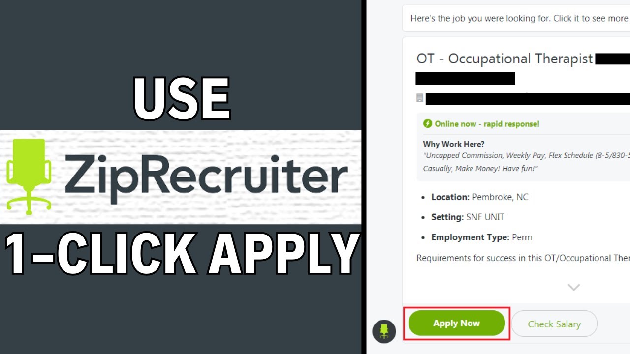 How to Apply for Jobs Using '1 Click Apply' | ZipRecruit Guide