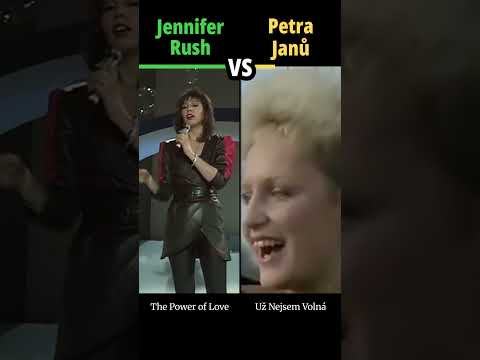 JENNIFER RUSH vs PETRA JANŮ - Už Nejsem Volná (The Power of Love) - #hudba #shorts #versus