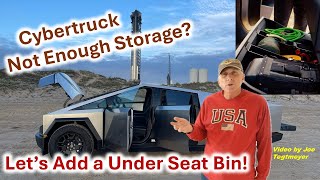 Cybertruck Storage Issues? Let's Add A Under Seat Bin!