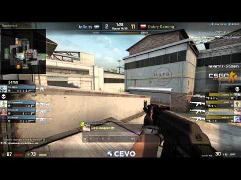 Dobry Gaming vs Infinity Game 2 (CEVO-P CS:GO Season 8) - Helium & Metuz