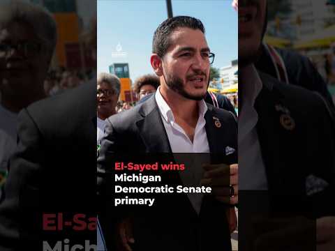 El-Sayed wins Michigan Democratic Senate primary | #ajshorts