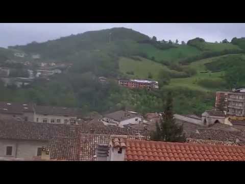 View from the Rocca Torrione in Cagli, Marche, Italy