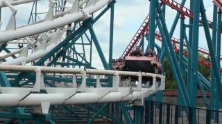 preview picture of video 'Corkscrew - Flamingoland - TPR UK Trip 2010'