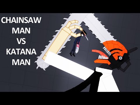 CHAINSAW MAN vs KATANA MAN - Chainsaw Man - People Playground