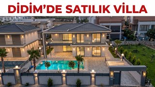 Didim’de satılık eşyalı 4 + 1 villa 