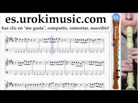 Como Tocar flauta dulce B. Prince Royce & Chris Brown - Just As I Am Tablatura Parte#2 um-hli927