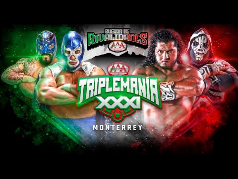 PARK and RUSH vs. DMT and BLUE DEMON | TRIPLEMANIA XXXI | Lucha Libre AAA Worldwide
