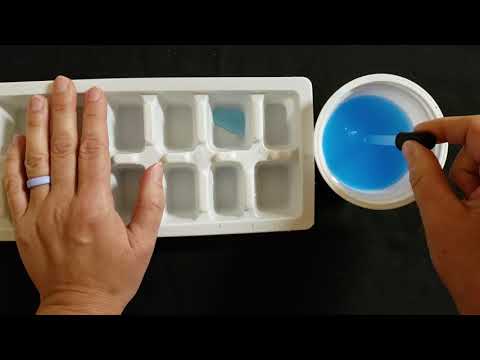 water transfer with an eye dropper