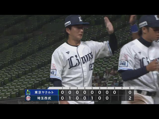【ファーム】ライオンズ・森脇亮介 2者連続三振で抑える好リリーフを見せる!! 2024年9月24日 埼玉西武ライオンズ 対 東京ヤクルトスワローズ