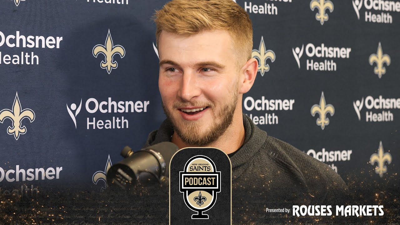 Tyler Shough talks Rookie of the Year, New Orleans | Saints Podcast on Super Bowl LX Radio Row